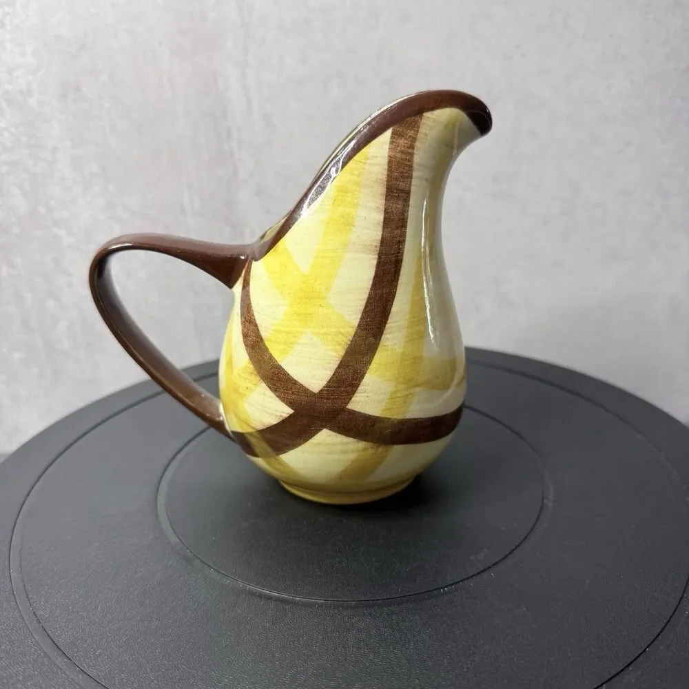 Vernonware Organdie 5 Inch Pitcher Metlox California Pottery Damage